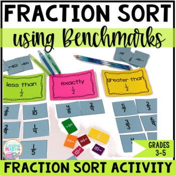 Fraction Sort Game Comparing Fractions