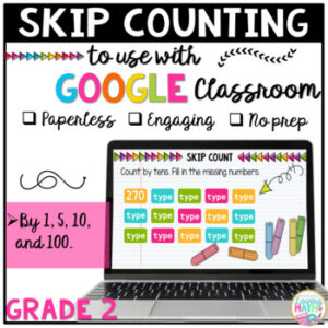 Skip Counting Grade 2 Google Slides