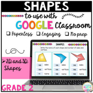 2D and 3D Shapes Grade 2 Google Slides