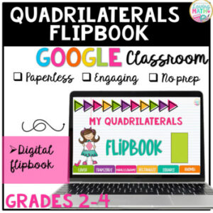 Quadrilaterals Flip Book Google Classroom