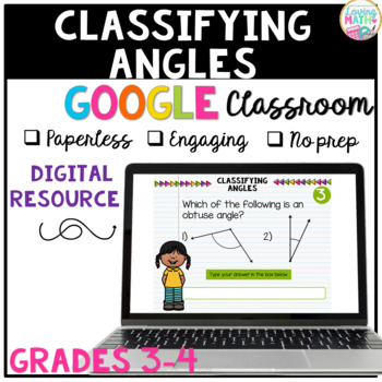 Classifying Angles for Google Classroom