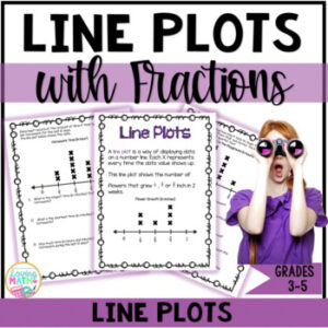 Line Plots with Fractions Practice Problems