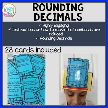 Rounding Decimals - Headbands Game