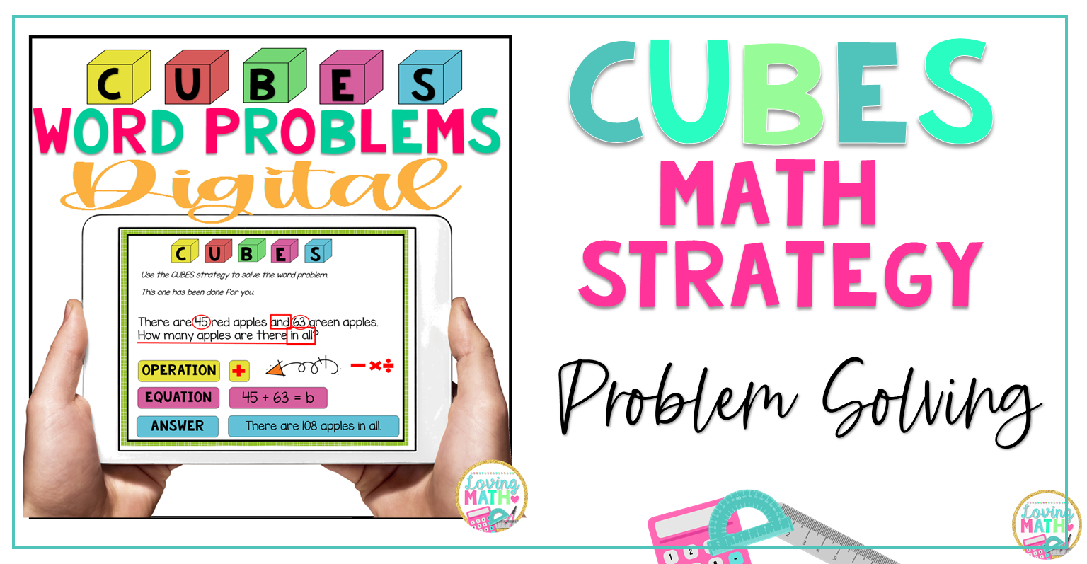 CUBES math strategy
