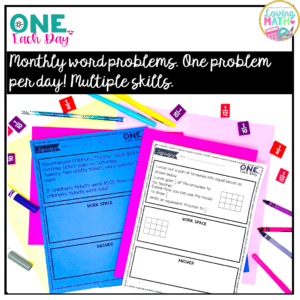 Monthly Word Problems for 4th Grade - January