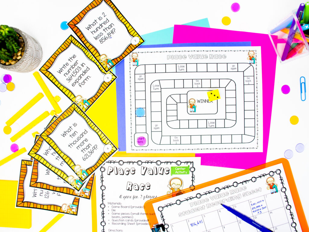 place value games 3rd grade